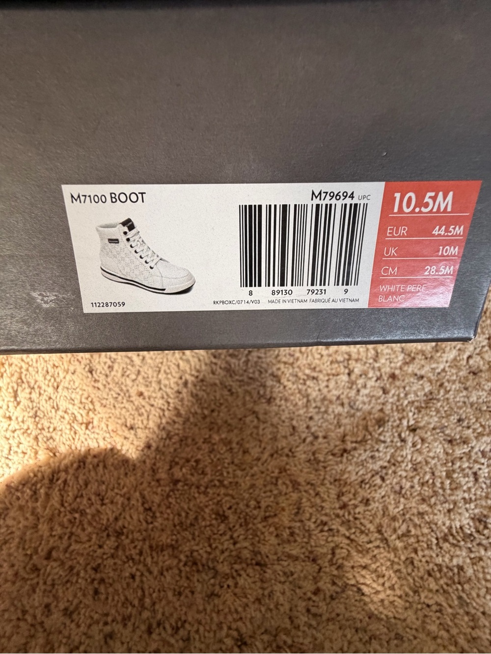 Rockport M7100 Boot - White
